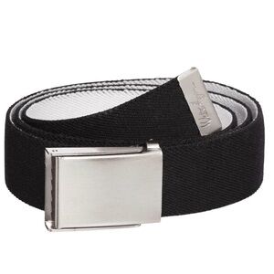 Walter Hagen Men’s Reverse Stretch Golf Belt in Black and White NWOT